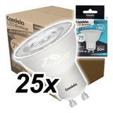 25 Lamparas Led Dicroicas Dimerizables 7w Candela 6815