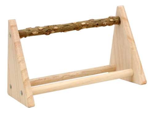 Juego De Loros, Soporte De Madera, Columpio, Percha Para