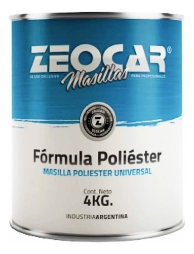 Zeocar  Poliester - 4kg- Plastica Auto