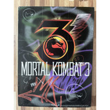 Quadro Poster Super Nintendo Mortal Kombat 3 Antigo