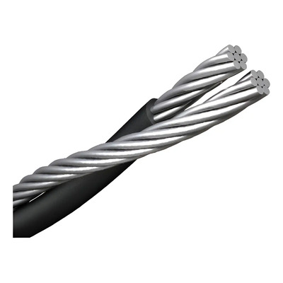 99 M Cable 1+1acoemtida Calibre 6 Aéreo De Aluminio Rollo | Envío gratis