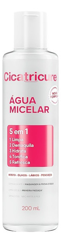 Cicatricure Água Micelar Limpeza Facial 200ml