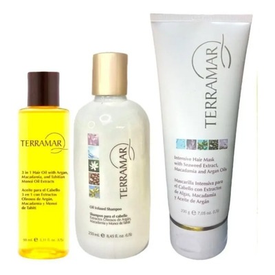 Set Capilar Terramar (óleo+ Máscarilla + Shampoo) | Envío gratis