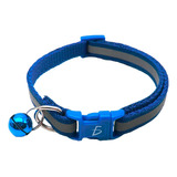 Collar Anti Reflectante Ajustable Campana Mascotas 32cm