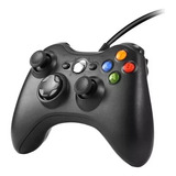 Controle Compatível Xbox 360 C/ Fio Em Joystick Computador