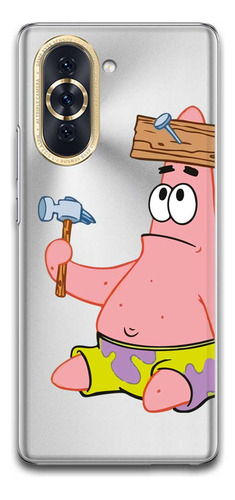 Funda Bob Esponja 7 Transparente Para Huawei Todos