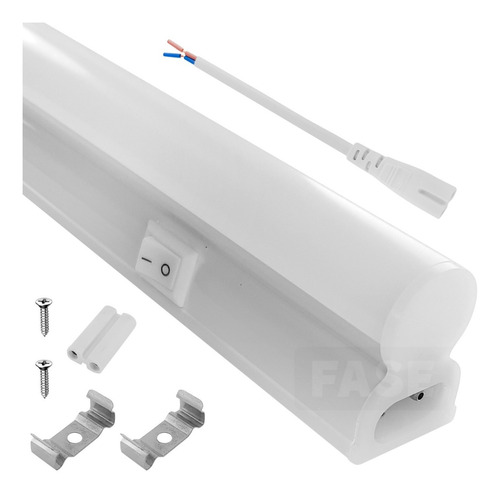 Tubo Led Alacena Listón 14w Luz Cálida Integrado Mesada 220v