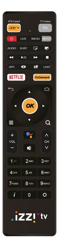 Control Remoto Universal Izzi Tv Smart Android Tv Google