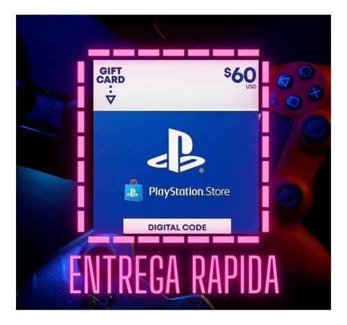 Tarjeta Psn Gift Card 60 Usd Cuenta Usa Entrega Inmediata