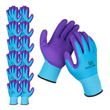 Premium Coated Nylon Safety Work Gloves 12 Pairs, Knit ...