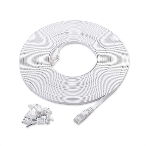 Cable Matters Cat6 Cable Ethernet Plano Largo Sin Enganch...