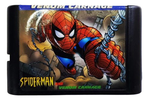 Cartucho Spiderman And Venom Maximum Carnage | 16 Bit -museu