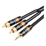 Cable Mini Plug /auxiliar Jack 3.5mm A 2 Rca / Hi-end 
