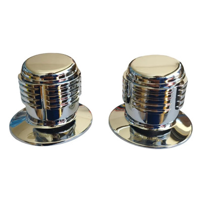 Manerales De Lujo Cromados Para Regadera Roalflux Acero Inoxidable Plateado