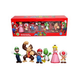 Super Mario Bros - Set De 6 Figuras Mini De Coleccion Series