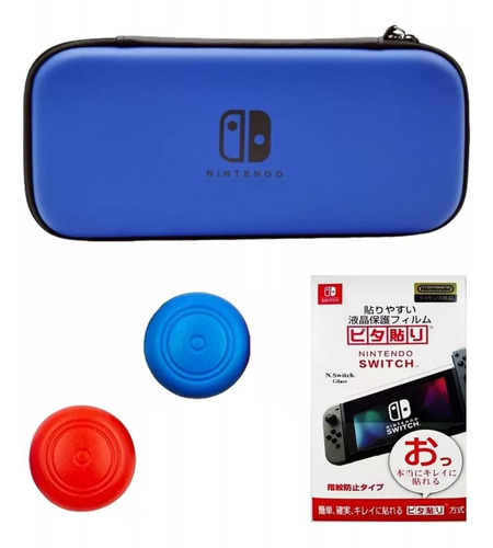 Combo: Estuche+siliconas+vidrio Protector N Switch Oled