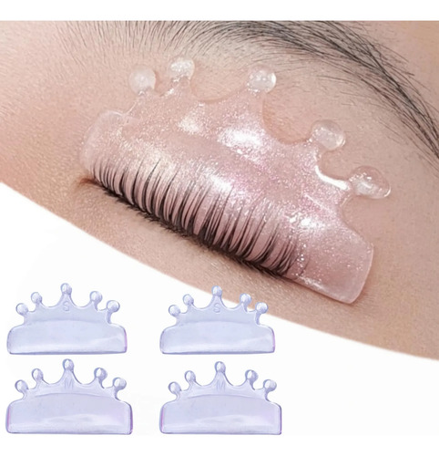 Pads Para Lashlifting Coreanos 2 Pares Ergonomicos Rosa