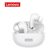 Fone De Ouvido  Bluetooth Lenovo Sem Fio Modelo Lp5 Branco