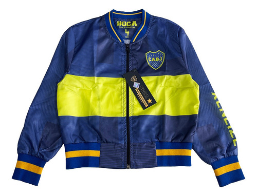 Campera De Niño Boca Juniors Con Licencia Oficial Sublimada