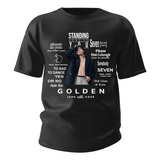 Camiseta Algodao Kpop Album Golden Jungkook Musicas Street