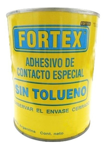 Cemento Contacto Fortex 18 Kg Sin Tolueno Adhesivo Sin