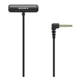 Microfone Sony Ecm-lv1 Omnidirecional Preto