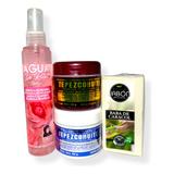 Kit Crema Tepezcohuite Dia Y Noche 60gr Agua De Rosas Jabón