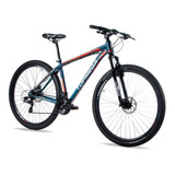Mountain Bike Topmega Mtb Sunshine R29 22  21v Frenos De Disco Mecánico Cambios Shimano Tourney Ty300 Color Azul  