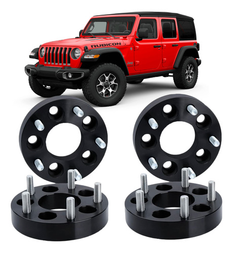 4 Espaciadores Separador De Rin 1.5 Jeep Jl Jt 18-24 Torus