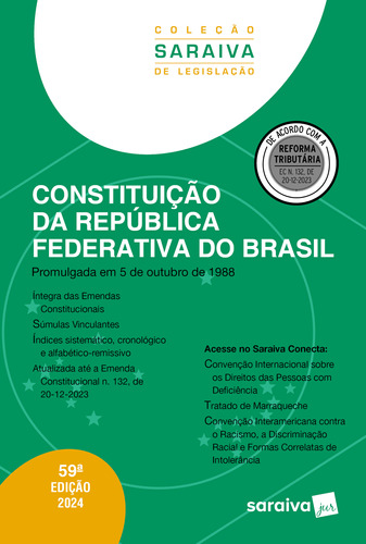 Livro Constituição Da República Federativa Do Brasil - 59ª E