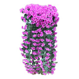 Flores Colgantes Artificial Violeta Flor Wall Wisteria