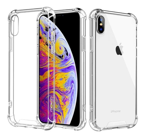 Funda Para iPhone XS Max Anti Golpes + Vidrio Full 