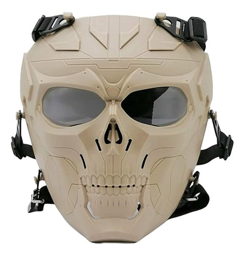 Máscara Airsoft Skull Táctica De Cara Completa   