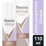 Antitranspirante Rexona Clinical Extra Dry X110ml