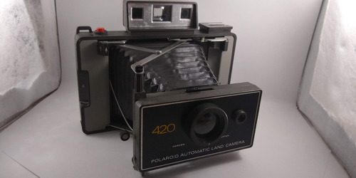 Cámara Vintage Polaroid Land Camera 420 Preguntaxdescuento!