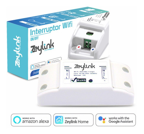 Interruptor Wifi Switch Smart Compatible Google Home Y Alexa