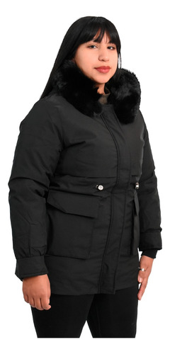 Campera Parka Impermeable Mujer Desmontable Nieve 2 En 1 Hhp