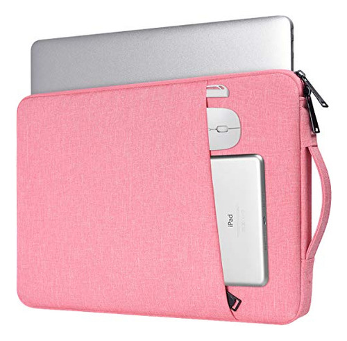 Funda Con Bolsillo Para Hp Asus Dell 12.5 A 13.3¨ Rosa