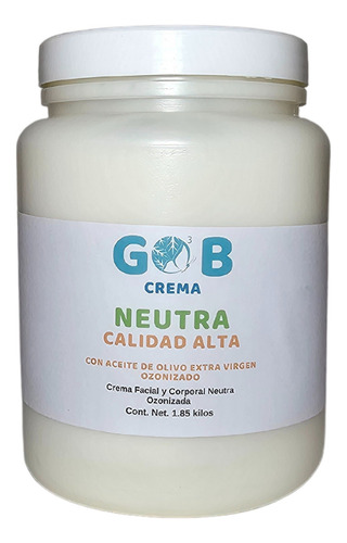 Crema Base Neutra Ozonizada Calidad Alta 1 Kilo