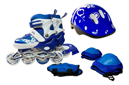 Kit Patines Semiprofesionales Blades + Casco Y Protección