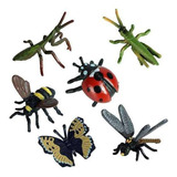 2x 6x Figuras De Insectos De Plástico Insectos Insectos