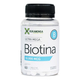 Biotina 10,000 Mg - 60 Cápsulas Sabor Sin Sabor