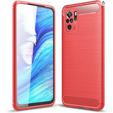 Funda Fiber Carbono Antigolpe Para Xiaomi Note 10 4g