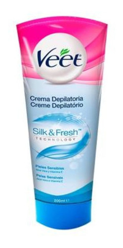 Crema Depilatoria Veet Corporal Para Piel Sensible 200 Ml