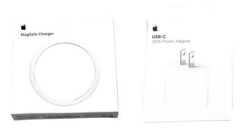 Cargador Inalámbrico iPhone 12 13  Apple Original + Cubo 20w