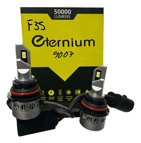 Kit De Led Eternium F3s 9007 Alta Y Baja 50,000 Lumenes