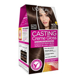 Kit Tinte L'oréal Paris  Casting Creme Gloss Casting Creme Gloss Tono 400 Castaño Natural 15vol. Para Cabello