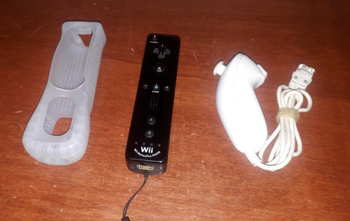 Control Nintendo Wii Remote + Nunchuck Blanco Original Usado