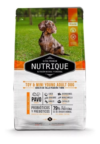 Nutrique Perro Adulto Joven Toy & Mini X 3 Kg Kangoo Pet