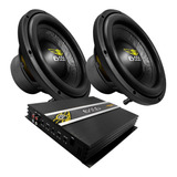 Combo Subwoofers 12 + Ampli Db Bass Boxster124-huracan1200 